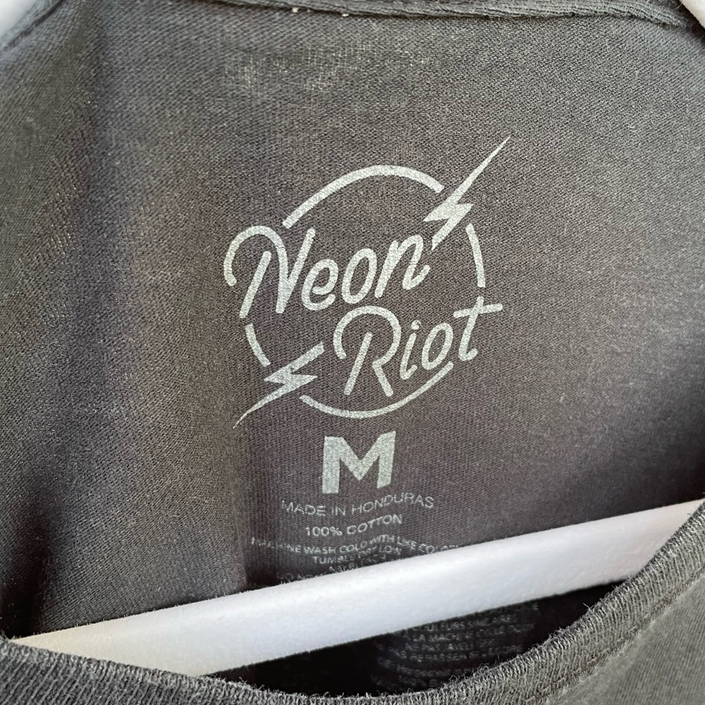 Neon Riot NASA Apollo Stripe Mens Tee - Picture 3 of 4